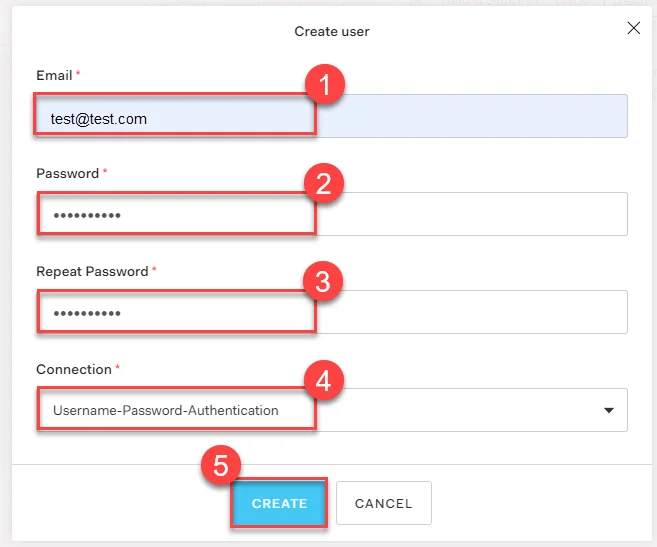 Create user